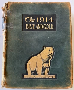 1914 University of California Blue and Gold Yearbook Book Antique Book - Picture 1 of 24