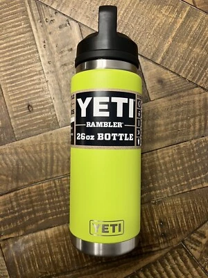 YETI Rambler 26oz Bottle with Chug Cap - Chartreuse - BRAND NEW - IN HAND