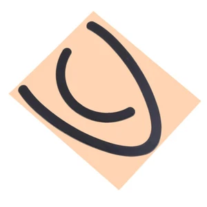 1Set New Mouse Feet Glide Sticker Curve Edge Skates For-Logitech MX Vertical - Afbeelding 1 van 10