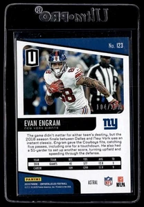 2019 Panini Unparalleled Evan Engram 104/200 New York Giants #123 - Picture 1 of 2
