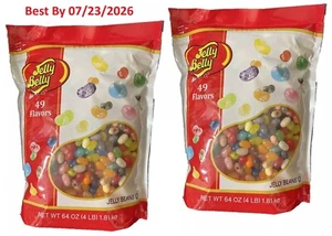 2er Pack Jelly Belly Jelly Beans 64 Oz Beutel, 49 verschiedene Geschmacksrichtungen KOSTENLOSER VERSAND IN USA - Bild 1 von 3