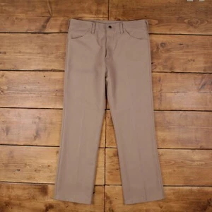Pantalones Formales Wrangler De Colección 36x31 Años 80 Corte Vaquero Western Para Hombre Beige - Imagen 1 de 8