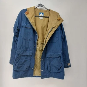 Sierra Designs USA Blau Outdoor Jacke Parka Mantel Gorpcore S - Bild 1 von 13