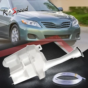 Windshield Washer Reservoir Bottle Tank w/Fluid Pump+Cap for 07-11 Toyota Camry - Picture 1 of 7