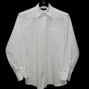 Tommy Hilfiger Men's 100% Cotton Regular Fit Dress Shirt Size 16 34/35 Excellent - Picture 1 of 8