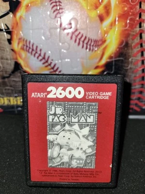 Jr. Pac-Man 1986 Pacman Atari 2600 Game Cartridge - Image 1 of 2