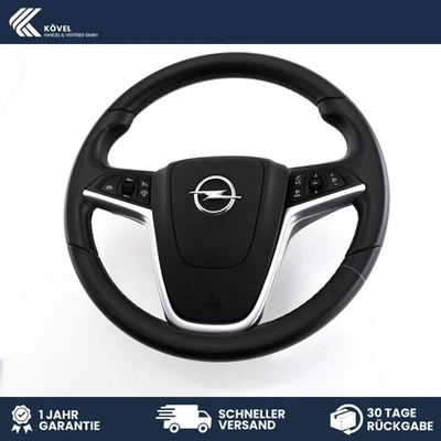 Lenkrad mit Pralltopf Opel Astra J P10 Leder Multifunktion 13351029 13299780 - Bild 1 von 4