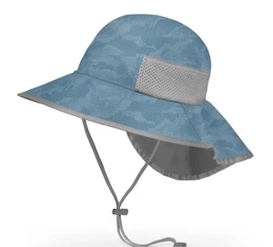 SONNTAG NACHMITTAGE KINDER JUNGE MÄDCHEN UPF 50+ SPIELMÜTZE BLAUSTEIN GELÄNDE NEU - Bild 1 von 6