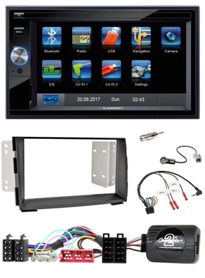 Blaupunkt 2DIN Bluetooth TMC USB Lenkrad SD Navigation für Kia Venga 2010-2019 - Bild 1 von 4