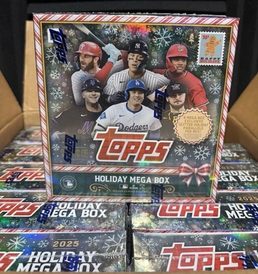 2025 Topps Holiday Baseball Mega Box (Factory Sealed) MLB