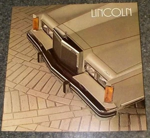 1982 Lincoln Dealer Brochure - NOS - NOS - Uncirculated - NEW - Picture 1 of 1
