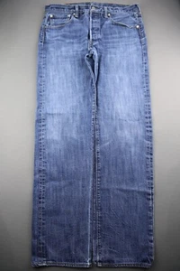 Herren 2017 Levi's Button Fly 501 Jeans Distressed Größe 34x34 (Msr 34x33) - Bild 1 von 11