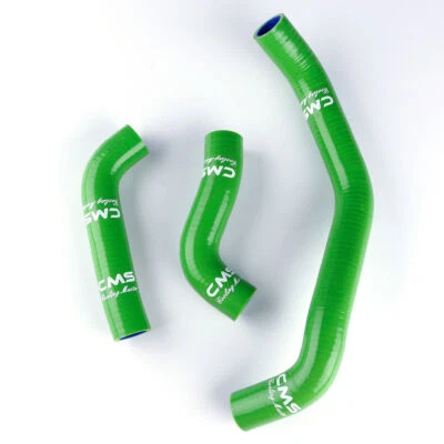 Green Silicone Radiator Hoses for 1993-2005 Kawasaki Ninja ZX1100D ZZR1200 ZX11  - Imagem 1 de 4