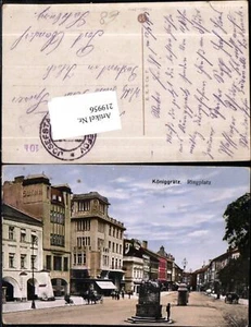 219956,Königgrätz Hradec Kralove Ringplatz Platz Straßenansicht - Bild 1 von 1