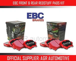 EBC REDSTUFF FRONT + REAR PADS KIT FOR VOLVO S60 1.6 TURBO 180 BHP 2010- - Picture 1 of 1