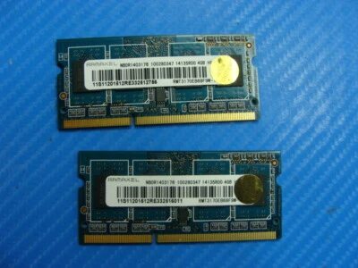 Lenovo Y510p Ramaxel 8GB (2x4GB) Memory RAM SO-DIMM RMT3170EB68F9W-1600 - Image 1 of 2