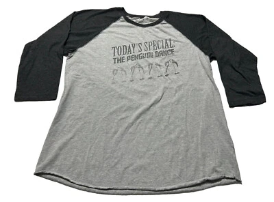 Disney Parks Mary Poppins Penguin Dance Baseball Tee T-Shirt Adult Unisex XLarge - Image 1 of 4