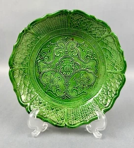 Antiguo plato chino Longquan verde celadón marca de fabricantes de dinastías desconocidas - Imagen 1 de 12