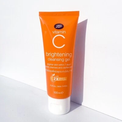 Gel Limpiador Iluminador Boots Vitamina C 100 ml X 2 Foto 1 de 4