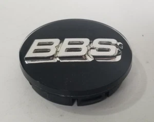 BBS RA Silver over Black 3-D Wheel Hub Center Cap Emblem Chip - *56mm* Authentic - Picture 1 of 6