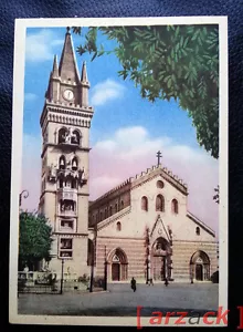 MESSINA Vecchia Cartolina Primo Colore IL DUOMO Basilica Cattedrale - Picture 1 of 1