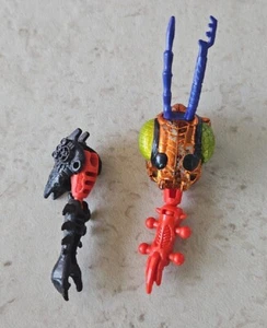 ¡2 FIGURAS TRANSFORMERS CABEZA DE BRAZOS IZQUIERDOS Y DERECHOS BEAST WARS SCOURGE TRANSMETALES! L39 - Imagen 1 de 1