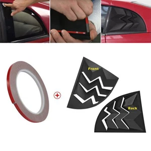 2pcs Side Window Scoop Louvers ABS Sun Shade Cover For Ford Mustang 1999~2004 - Picture 1 of 11
