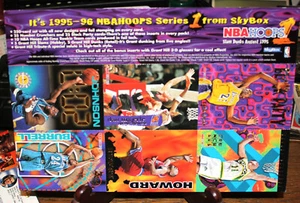 Lot of 2 1994-95 SKYBOX NBA HOOPS UNCUT SHEETS series 1 & 2, cards NMINT/EXCELL - Picture 1 of 4