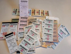 ATLANTIC CITY & SHORE RAILROAD TICKET HOARD 100+ EARLY 1900's AC&S NEW JERSEY - Picture 1 of 1