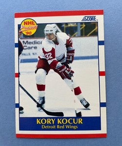 1990-91 Score NHL Prospect Kory Kocur #384 Rookie RC Detroit Red Wings
