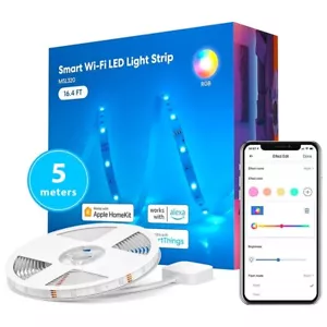 Meross Smart Wi-Fi RGB LED Light Strip - 5 Metres - Picture 1 of 6