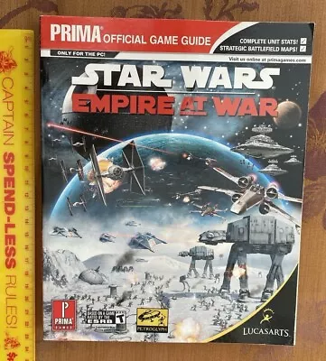 STAR WARS EMPIRE AT WAR PRIMA STRATEGY PC GAME GUIDE BATTLEFIELD MAPS +++ EXC!!! - Image 1 of 3