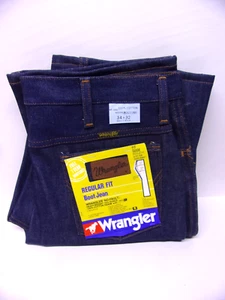1960s NOS USA Made Wrangler Regular Fit Boot Cut Jeans 34" 32" - Picture 1 of 3