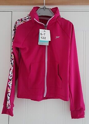 BNWT Primark Active Girls Pink Hooded  Zipped Dance Tracksuit Top Age 6- 7 Years • 14.42€
