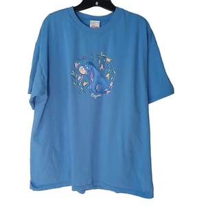 Disney Store Eeyore T-Shirt Blue Size 2X Unisex Vintage 90's Y2k #I-4 - Picture 1 of 5
