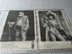 Vintage 1981 Jeremiah Weed Bourbon Pappy Mccoy & Kate Kincaid posters - Picture 1 of 5