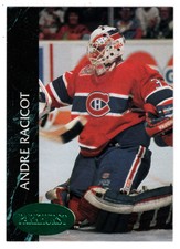 Andre Racicot - Montreal - Emerald (Hockey Card) 1992-93 Parkhurst # 321 MT