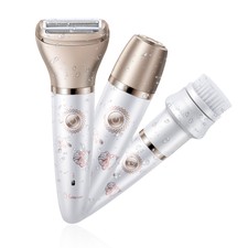 Hatteker Elektrorasierer Epilierer für Damen Elektrischer Rasierer 3 in 1
