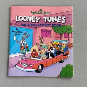 Vintage Holiday Inn LOONEY TUNES Vacation Activity Book 1990 Unused Advertising - Imagen 1 de 10
