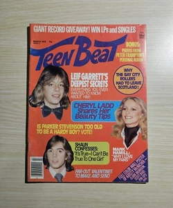 Teen Beat Magazine, March 1978, Leif Garrett, Robbie Benson, Shaun Cassidy - Imagen 1 de 2