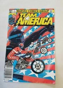 TEAM AMERICA # 1 ORIGINAL KUNST FARBCOVER ALTERNATIVER MARVEL COMIC - Bild 1 von 1
