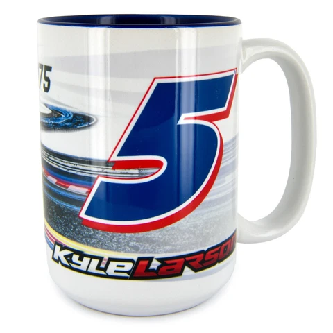 Kyle Larson 2023 HendrickCars Coffee Mug 15oz With Color Interior Cover
