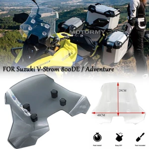 For SUZUKI V-STROM 800DE 2023 2024 Motorycycle Tall Windshield Wind Deflector - Picture 1 of 7