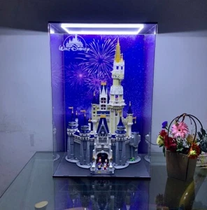 Acrylic display case For LEGO® Technic 71040 The Disney Castle with top light - Picture 1 of 10