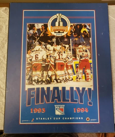 1994 New York rangers Stanley cup Championship Wooden Wall Plaque Cover