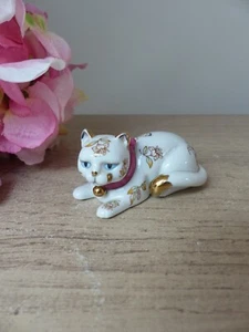 Vintage Katze Franklin Mint Satsuma 1986 Kuriositätenkabinett, Katze japanischer Stil - Bild 1 von 7