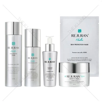 REJURAN Skincare Set / Toner + Emulsion + Ampoule + Cream + Mask K-Beauty - Image 1 of 4
