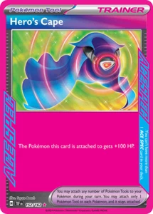 Pokemon TCG Hero's Cape 152/162 ENG NM Temporal Forces Ace Spec - Imagen 1 de 1