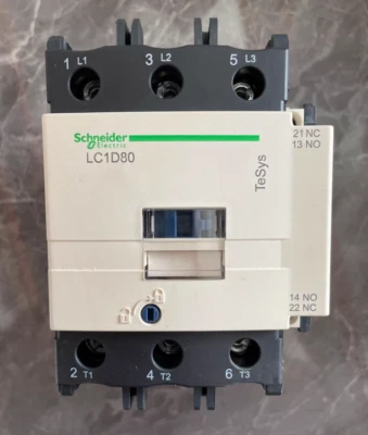 1 PIEZA NUEVO Schneider Contactor LC1D80 LC1D80F7C 80A AC110V #LL Foto 1 de 4