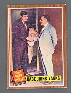 Babe Joins the Yanks 1962 Topps #136a Babe Ruth New York Yankees, Hard Case - Picture 1 of 2